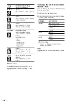 Preview for 36 page of Sony Giga Juke NAC-HD1E Operating Instructions Manual