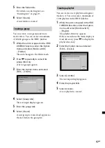 Preview for 57 page of Sony Giga Juke NAC-HD1E Operating Instructions Manual