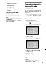 Preview for 63 page of Sony Giga Juke NAC-HD1E Operating Instructions Manual