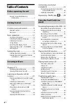 Preview for 4 page of Sony Giga Juke NAS-50HDE Operating Instructions Manual