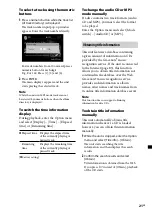 Preview for 21 page of Sony Giga Juke NAS-50HDE Operating Instructions Manual