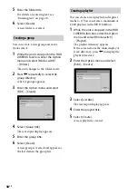 Preview for 58 page of Sony Giga Juke NAS-50HDE Operating Instructions Manual