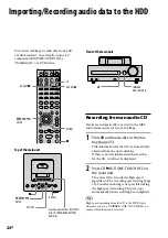 Предварительный просмотр 24 страницы Sony Giga Juke NAS-E300HD Operating Instructions Manual