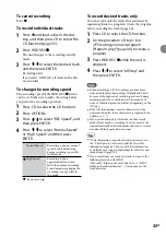 Preview for 25 page of Sony Giga Juke NAS-E300HD Operating Instructions Manual