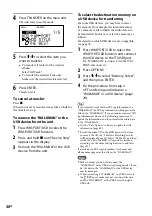 Preview for 30 page of Sony Giga Juke NAS-E300HD Operating Instructions Manual