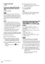 Preview for 34 page of Sony Giga Juke NAS-S55HDE Operating Instructions Manual