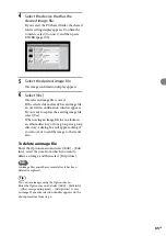 Preview for 65 page of Sony Giga Juke NAS-S55HDE Operating Instructions Manual