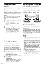 Предварительный просмотр 108 страницы Sony Giga Juke NAS-S55HDE Operating Instructions Manual