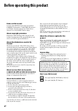 Preview for 4 page of Sony Giga Juke NAS-SC500PK Operating Instructions Manual
