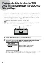 Preview for 36 page of Sony Giga Juke NAS-SC500PK Operating Instructions Manual