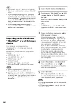 Preview for 58 page of Sony Giga Juke NAS-SC500PK Operating Instructions Manual