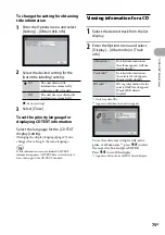 Preview for 75 page of Sony Giga Juke NAS-SC500PK Operating Instructions Manual