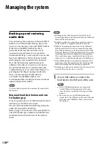 Preview for 126 page of Sony Giga Juke NAS-SC500PK Operating Instructions Manual