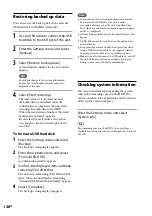 Preview for 128 page of Sony Giga Juke NAS-SC500PK Operating Instructions Manual