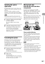 Preview for 129 page of Sony Giga Juke NAS-SC500PK Operating Instructions Manual