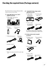 Предварительный просмотр 3 страницы Sony Giga Juke NAS-SC55PKE Quick Connection And Setup Manual