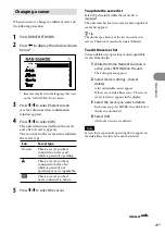 Предварительный просмотр 23 страницы Sony GIGAJUKE NAS-C5E Operating Instructions Manual