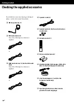 Предварительный просмотр 10 страницы Sony GigaJuke NAS-E35HD Operating Instructions Manual