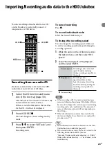 Preview for 23 page of Sony GigaJuke NAS-E35HD Operating Instructions Manual