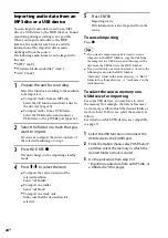 Preview for 24 page of Sony GigaJuke NAS-E35HD Operating Instructions Manual