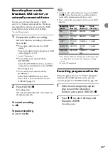 Preview for 25 page of Sony GigaJuke NAS-E35HD Operating Instructions Manual