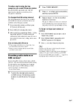 Preview for 33 page of Sony GigaJuke NAS-E35HD Operating Instructions Manual