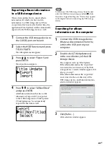 Preview for 43 page of Sony GigaJuke NAS-E35HD Operating Instructions Manual