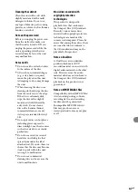 Preview for 67 page of Sony GigaJuke NAS-E35HD Operating Instructions Manual