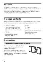 Предварительный просмотр 4 страницы Sony Gigavault Gigavault RHK40U2 Operating Instructions Manual