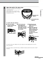 Preview for 13 page of Sony Glasstron PLM-A35E Operating Instructions Manual