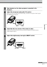 Preview for 17 page of Sony Glasstron PLM-A35E Operating Instructions Manual