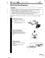 Preview for 21 page of Sony Glasstron PLM-S700 Operating Instructions Manual