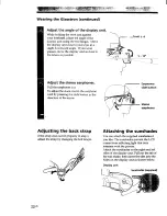 Preview for 22 page of Sony Glasstron PLM-S700 Operating Instructions Manual