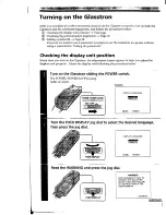 Preview for 23 page of Sony Glasstron PLM-S700 Operating Instructions Manual