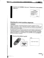 Preview for 25 page of Sony Glasstron PLM-S700 Operating Instructions Manual