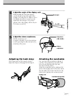 Предварительный просмотр 21 страницы Sony Glasstron PLM-S700E Operating Instructions Manual