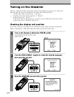 Предварительный просмотр 22 страницы Sony Glasstron PLM-S700E Operating Instructions Manual