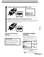 Предварительный просмотр 31 страницы Sony Glasstron PLM-S700E Operating Instructions Manual