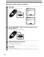 Предварительный просмотр 36 страницы Sony Glasstron PLM-S700E Operating Instructions Manual