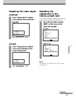 Предварительный просмотр 39 страницы Sony Glasstron PLM-S700E Operating Instructions Manual