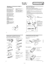 Предварительный просмотр 3 страницы Sony Glasstron PLM-S700E Service Manual