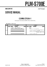 Предварительный просмотр 94 страницы Sony Glasstron PLM-S700E Service Manual