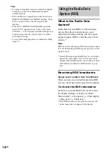 Preview for 14 page of Sony GMT-GP7 Operating Instructions Manual