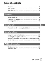 Preview for 5 page of Sony GPS-CS1KA Operating Instructions Manual