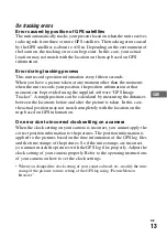 Preview for 13 page of Sony GPS-CS1KA Operating Instructions Manual