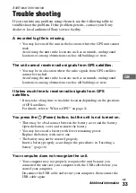 Preview for 33 page of Sony GPS-CS1KA Operating Instructions Manual