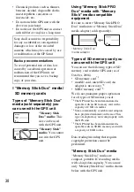 Предварительный просмотр 38 страницы Sony GPS-CS3KA - GPS Digital Imaging Operating Instructions Manual