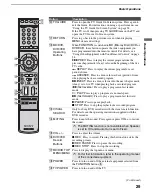 Preview for 29 page of Sony GRAND WEGA KDS-R60XBR2 Operating Instructions Manual