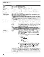 Preview for 50 page of Sony GRAND WEGA KDS-R60XBR2 Operating Instructions Manual