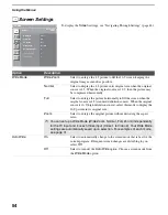 Preview for 54 page of Sony GRAND WEGA KDS-R60XBR2 Operating Instructions Manual